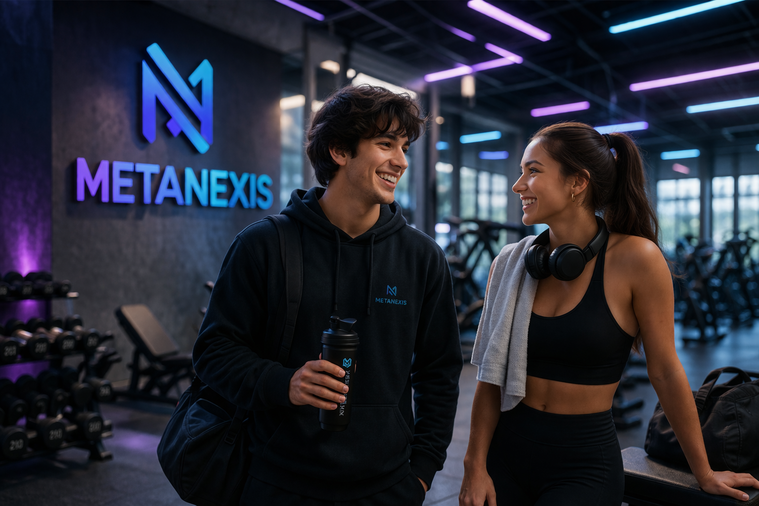 People connecting through conversation